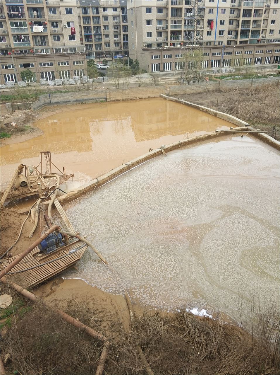 龙南沉淀池淤泥清理-厂区废水池淤泥清淤