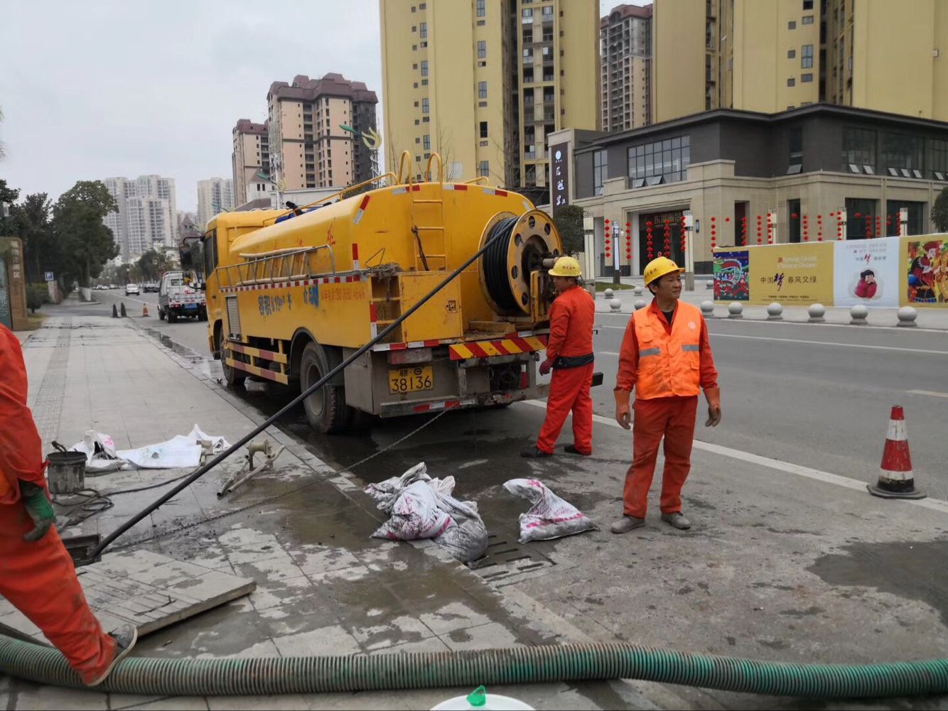 龙南排污管道清淤-管道清洗